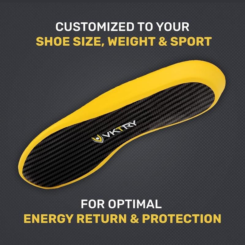 VKTRY Basketball Gold Carbon Fiber Performance Insoles - Prostamina - Prostamina - VKTRY Basketball Gold Carbon Fiber Performance Insoles