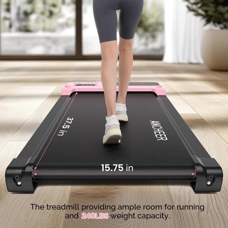 Ancheer Compact Treadmill - Adjustable Speeds and Cushioned Comfort for Home Fitness Enthusiasts - Prostamina - Treadmills - Prostamina - 【Live】Ancheer Compact Treadmill - Bright Colors, Adjustable Speeds, and Cushioned Comfort for Home Fitness Enthusiasts Home Workout Equipment