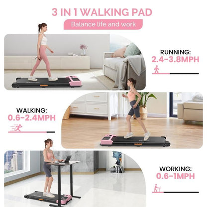 Ancheer Compact Treadmill - Adjustable Speeds and Cushioned Comfort for Home Fitness Enthusiasts - Prostamina - Treadmills - Prostamina - 【Live】Ancheer Compact Treadmill - Bright Colors, Adjustable Speeds, and Cushioned Comfort for Home Fitness Enthusiasts Home Workout Equipment