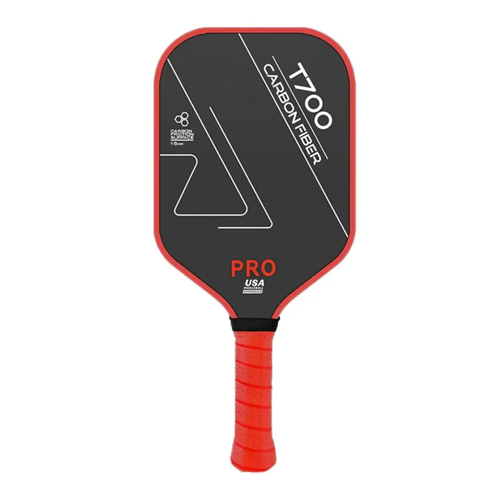 T700 Pickleball Paddle Carbon Fiber USAPA Approved Pickle Ball Paddle Lightweight Frosted Surface Professional Game Supplies