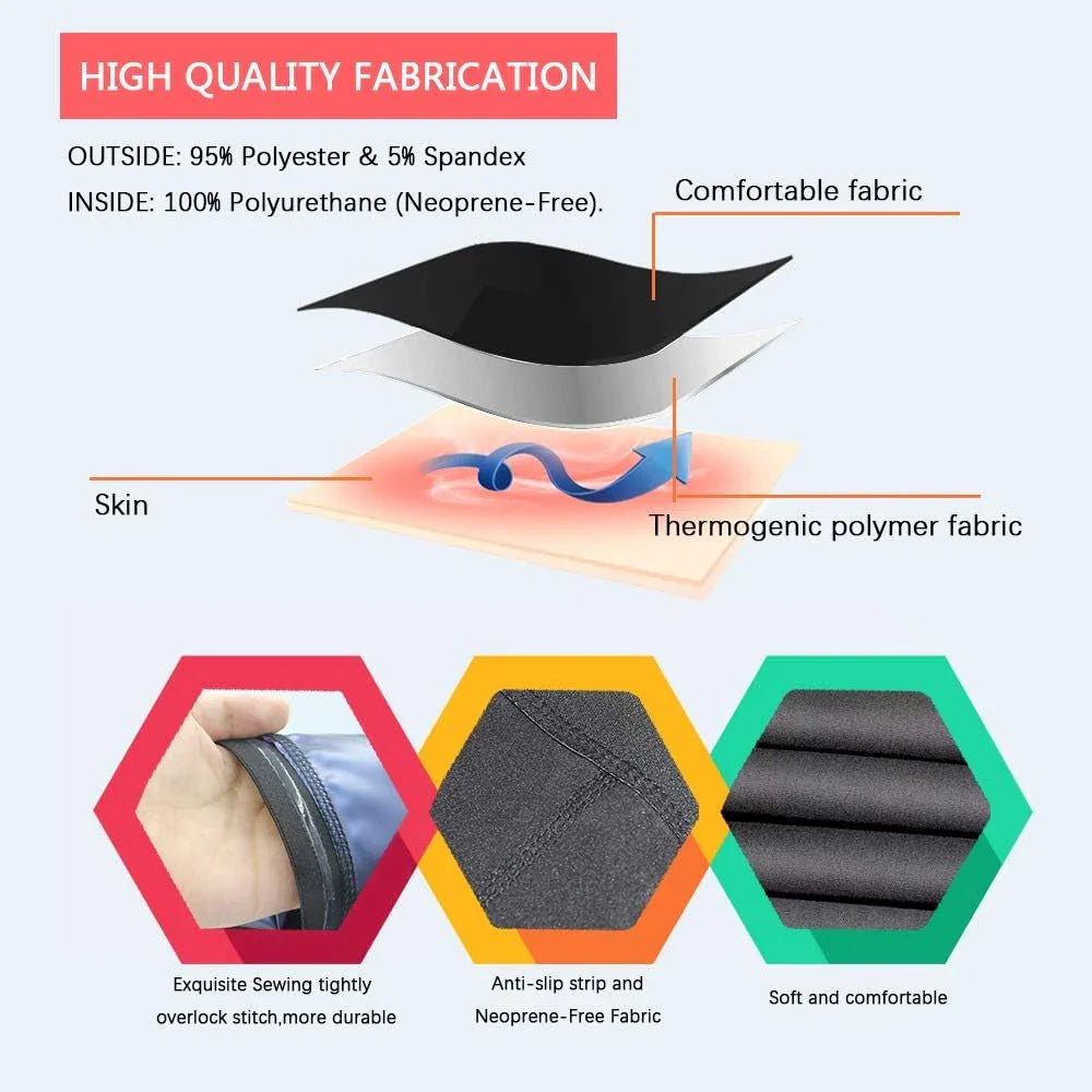 Sauna Waist Trimmer Belt for Men - Prostamina - Prostamina - Sauna Waist Trimmer Belt for Men