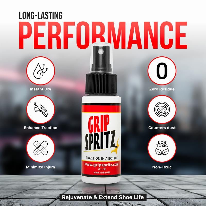 Grip Spritz - Basketball and Volleyball Shoe Grip Spray - Single Season Bottle - Game Long Shoe Traction in All Your Games and Practices - Prostamina - Prostamina - Grip Spritz - Basketball and Volleyball Shoe Grip Spray - Single Season Bottle - Game Long Shoe Traction in All Your Games and Practices