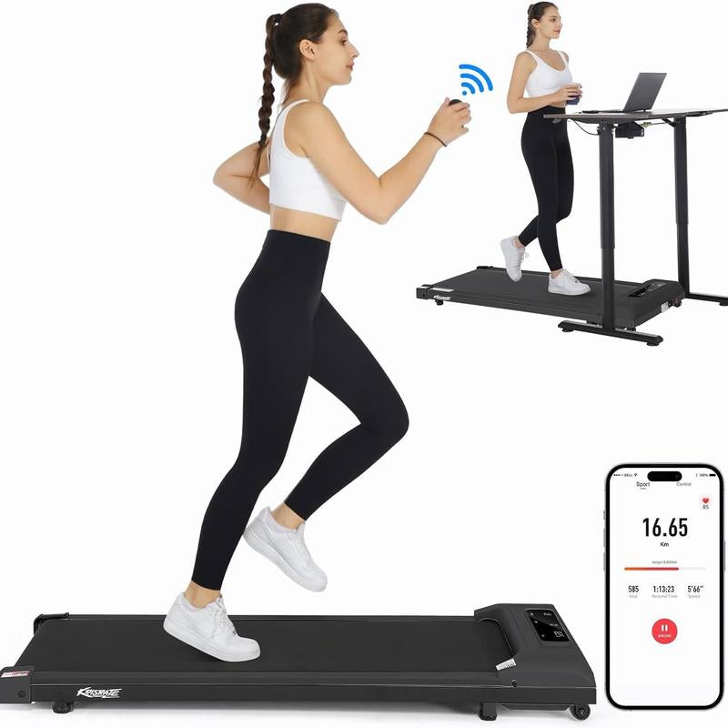 【Live】Ancheer Compact Treadmill - Bright Colors, Adjustable Speeds, and Cushioned Comfort for Home Fitness Enthusiasts Home Workout Equipment