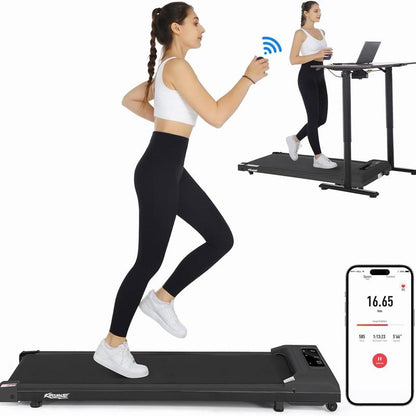【Live】Ancheer Compact Treadmill - Bright Colors, Adjustable Speeds, and Cushioned Comfort for Home Fitness Enthusiasts Home Workout Equipment