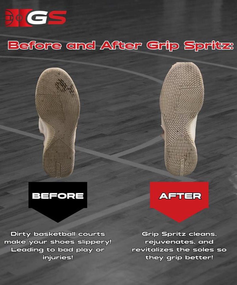 Grip Spritz - Basketball and Volleyball Shoe Grip Spray - Single Season Bottle - Game Long Shoe Traction in All Your Games and Practices - Prostamina - Prostamina - Grip Spritz - Basketball and Volleyball Shoe Grip Spray - Single Season Bottle - Game Long Shoe Traction in All Your Games and Practices