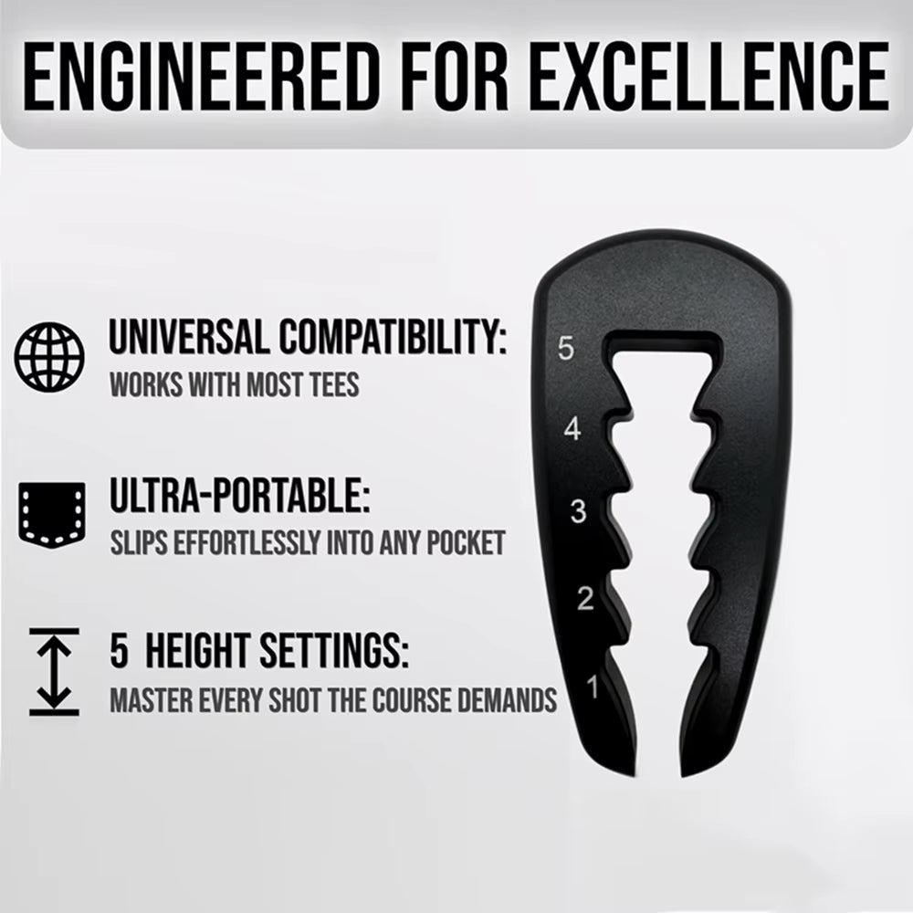 Adjustable Golf Tee Height Tool Precision Tee Height Setter for Consistent Swings, Durable Design, Easy - To - Use Golf Training Aid - Prostamina - Prostamina - Adjustable Golf Tee Height Tool Precision Tee Height Setter for Consistent Swings, Durable Design, Easy - To - Use Golf Training Aid