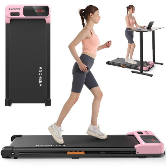Ancheer Compact Treadmill - Adjustable Speeds and Cushioned Comfort for Home Fitness Enthusiasts - Prostamina - Treadmills - Prostamina - 【Live】Ancheer Compact Treadmill - Bright Colors, Adjustable Speeds, and Cushioned Comfort for Home Fitness Enthusiasts Home Workout Equipment