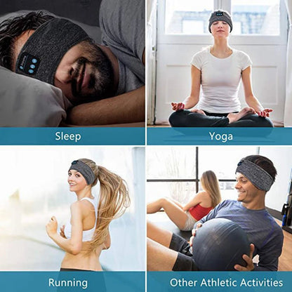 Bluetooth - Compatible Earphones Sports Sleeping Headband Elastic Wireless Headphones Music Eye Mask Wireless Eye Headset Headband - Prostamina - Prostamina - Bluetooth - Compatible Earphones Sports Sleeping Headband Elastic Wireless Headphones Music Eye Mask Wireless Eye Headset Headband