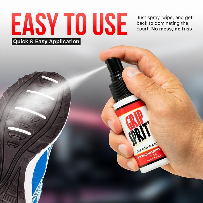 Grip Spritz - Basketball and Volleyball Shoe Grip Spray - Single Season Bottle - Game Long Shoe Traction in All Your Games and Practices - Prostamina - Prostamina - Grip Spritz - Basketball and Volleyball Shoe Grip Spray - Single Season Bottle - Game Long Shoe Traction in All Your Games and Practices