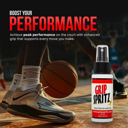 Grip Spritz - Basketball and Volleyball Shoe Grip Spray - Single Season Bottle - Game Long Shoe Traction in All Your Games and Practices - Prostamina - Prostamina - Grip Spritz - Basketball and Volleyball Shoe Grip Spray - Single Season Bottle - Game Long Shoe Traction in All Your Games and Practices