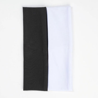 Sports Headband - Non - Slip Fitness Headband for Basketball, Workout, and Other Activities (Black and White) - Prostamina - Prostamina - Sports Headband - Non - Slip Fitness Headband for Basketball, Workout, and Other Activities (Black and White)