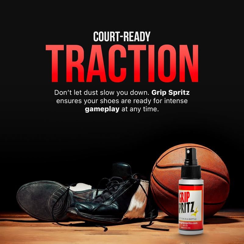 Grip Spritz - Basketball and Volleyball Shoe Grip Spray - Single Season Bottle - Game Long Shoe Traction in All Your Games and Practices - Prostamina - Prostamina - Grip Spritz - Basketball and Volleyball Shoe Grip Spray - Single Season Bottle - Game Long Shoe Traction in All Your Games and Practices