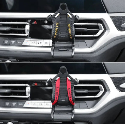 Racing Seat Car Phone Holder - 360° Rotatable Air Vent Clip - Prostamina - Prostamina - Racing Seat Car Phone Holder - 360° Rotatable Air Vent Clip